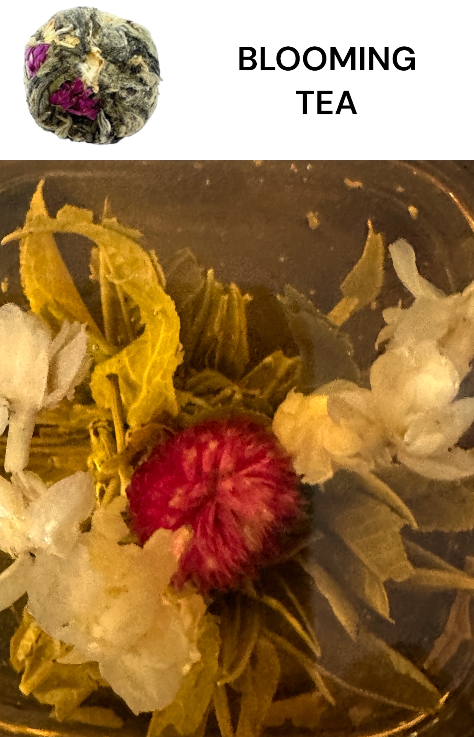 Artisan Blooming Tea Jasmine Love (Pink & White)